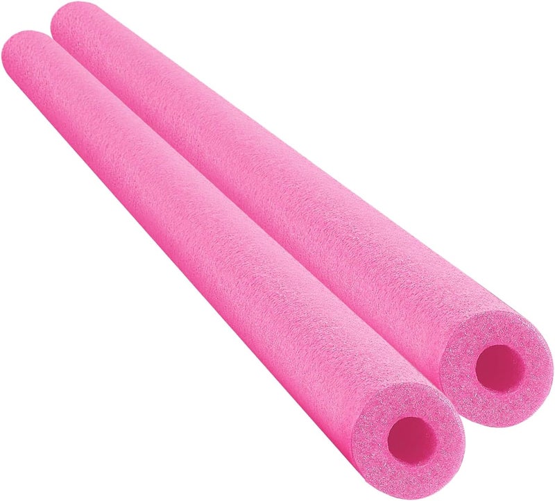 Chochkees Floating Pool Noodles Foam Tube 2-Pack, Thick Hollow Noodles for Floating in The Swimming Pool, 52" Inches Long - Image 1